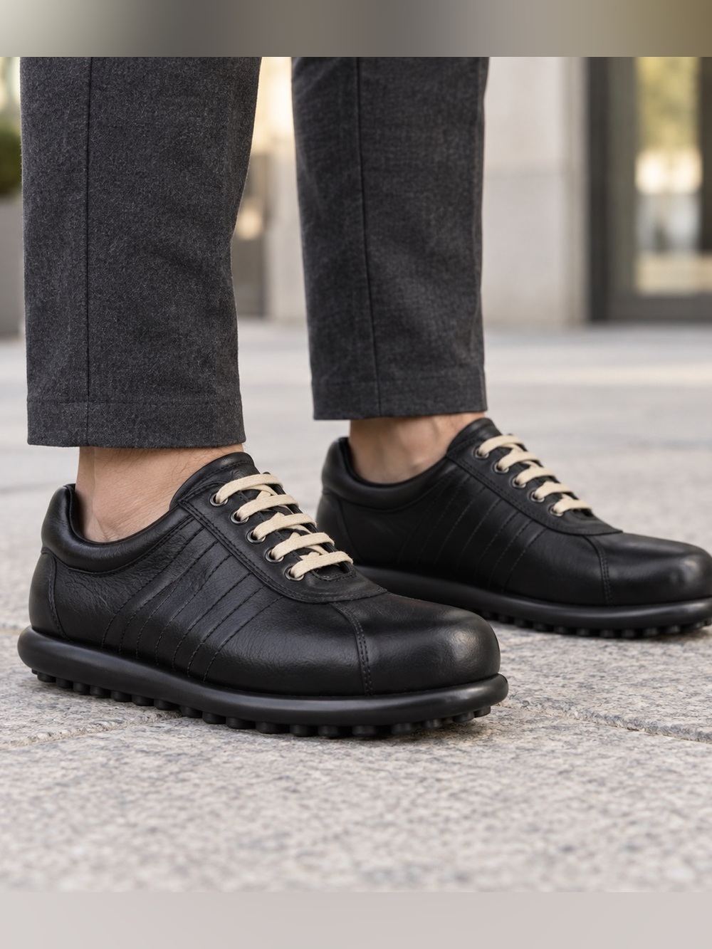 Camper Pelotas Ariel Low Top Sneakers Mens EU 44 (US 11) Leather Comfort Shoes